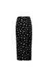 Falda Midi Rosita Negro